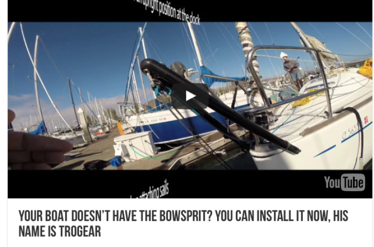 Your boat doesn’t have the Bowsprit? You can install it now, his name is Trogear